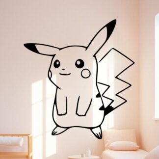 Sticker autocollant Pikachu à personnaliser