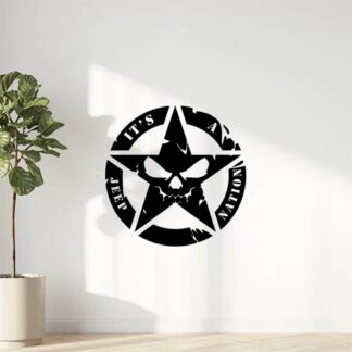 Sticker autocollant Etoile 4x4 Nation jeep