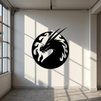 Sticker autocollant Dragon