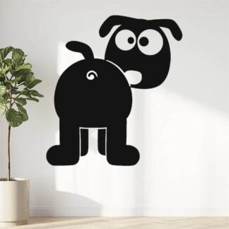 Sticker autocollant chien japonais