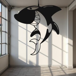 Sticker autocollant poisson requin