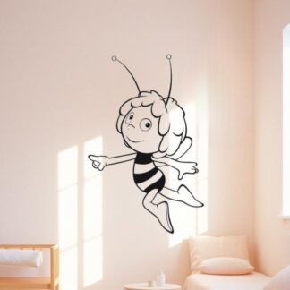Sticker autocollant Maya l'abeille vole à personnaliser