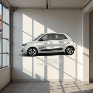 Lot de 2 Stickers autocollant Renault twingo for ever
