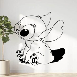 Sticker autocollant Stitch sage