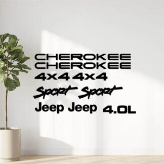 Kit stickers autocollants Jeep Cherokee sport