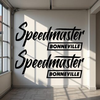 Lot de 2 stickers autocollant moto Triumph speedmaster Bonneville