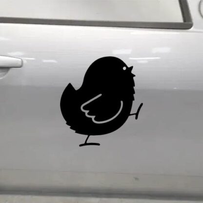 Sticker autocollant  poussin poule poulet