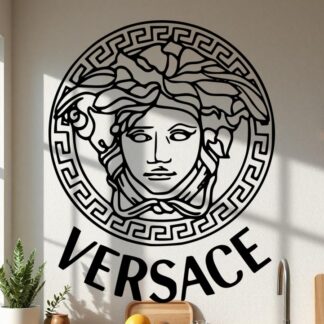 Sticker autocollant Logo Versace Minerve actuel