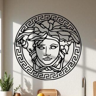 Sticker autocollant Logo Versace Minerve actuel seule