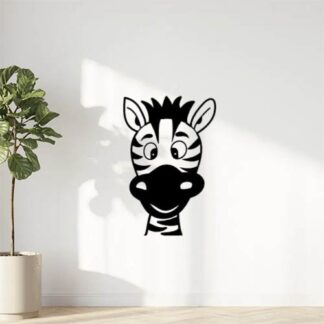 Sticker autocollant zèbre louche à personnaliser