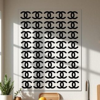 40 gommettes adhésives autocollantes chanel taille et couleur au choix