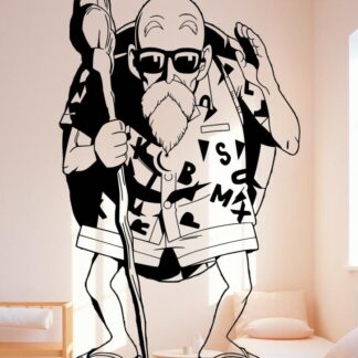 Sticker autocollant tortue géniale dragon ball