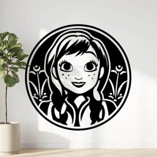 Sticker autocollant Anna reine des neige