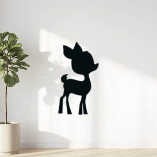 Sticker autocollant biche