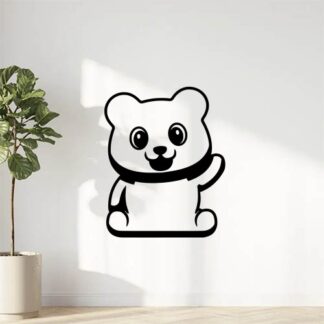 Sticker autocollant ourson