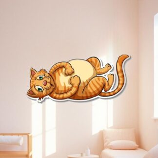 Sticker autocollant imprimé chat 210708