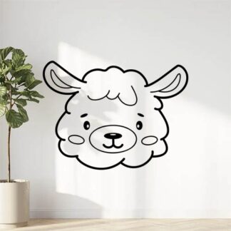 Sticker autocollant mouton mignon ❤️