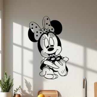 Sticker autocollant Minnie pizza