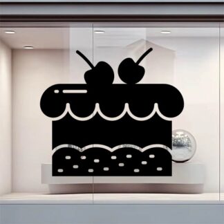 sticker autocollant vitrine gâteau nourriture boulanger restaurant 3 7AADO