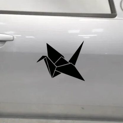 Sticker autocollant Oiseau grue origami décoration decostickerstore - 7DJAGE