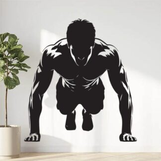 sticker autocollant musculation bodybuilder sport 7 8DDKW