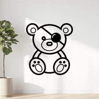 sticker autocollant animaux ours 4 9BQS0