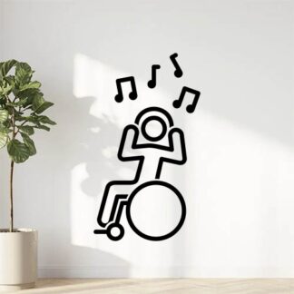 sticker autocollant handicap 2 9NNEW