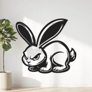 sticker autocollant lapin animaux 5 9UYVY