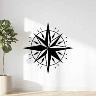 Sticker Autocollant boussole compas 4X4  A2405