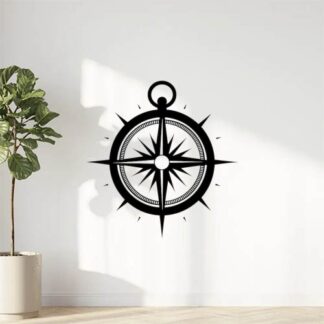 Sticker Autocollant boussole compas 4X4  A2410