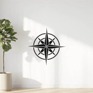 Sticker Autocollant boussole compas 4X4  A2414