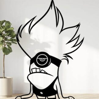 Sticker Autocollant Minion bizarre  disney AA87289