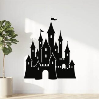 Sticker autocollant Château fabuleux de princesse décoration decostickerstore - AC6J2W