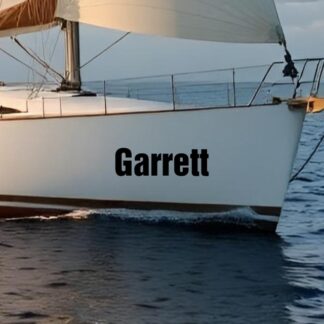 Sticker Autocollant Garrett nautique AC87327