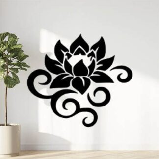Sticker Autocollant lotus fleur AG87299
