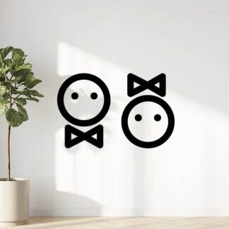 sticker autocollant pictogramme wc 3 AGOKH