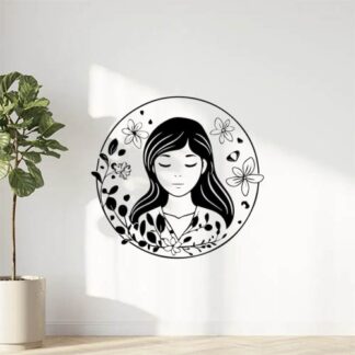 Sticker Autocollant lotus fleur AH87293