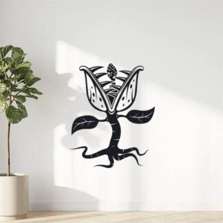 Sticker Autocollant plante carnivore fleur AJ87290