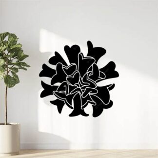 Sticker Autocollant succulente fleur AJ87292