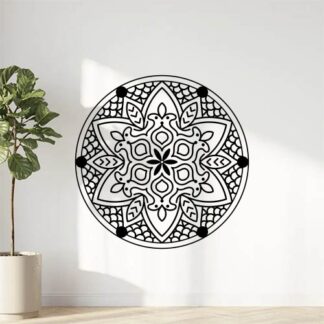 Sticker Autocollant mandala zen fleur AK87289