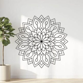 Sticker Autocollant mandala zen fleur AK87293