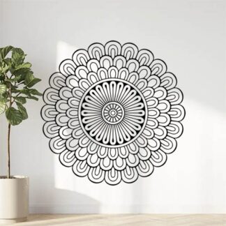 Sticker Autocollant mandala zen fleur AK87295