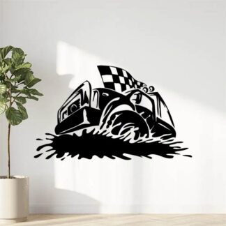 Sticker Autocollant  4x4 offroad boue auto AM87295
