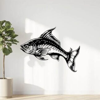 Sticker Autocollant poisson peche marin AM87302