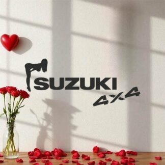 Sticker Autocollant  suzuki 4x4 femme auto AM87313
