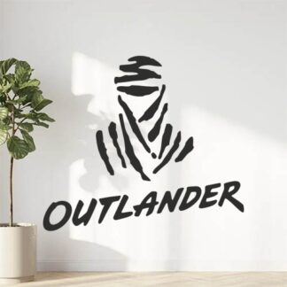 Sticker Autocollant  mitsubishi 4x4 dakar outlander auto AM87343