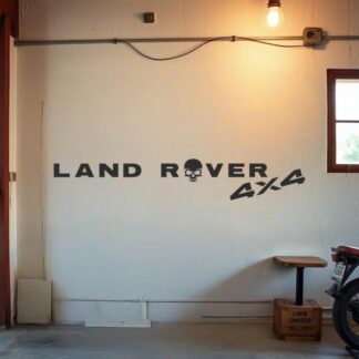 Sticker Autocollant  land rover skull auto AM87348