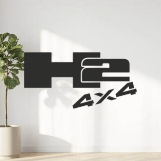 Sticker Autocollant  hummer 4x4 h2 auto AM87364
