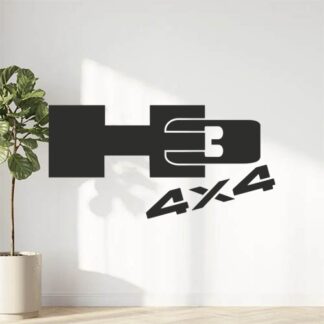 Sticker Autocollant  hummer 4x4 h3 auto AM87365