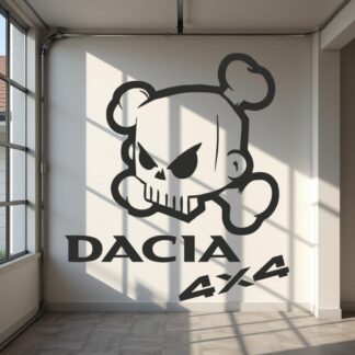 Sticker Autocollant  dacia dc shoes auto AM87375